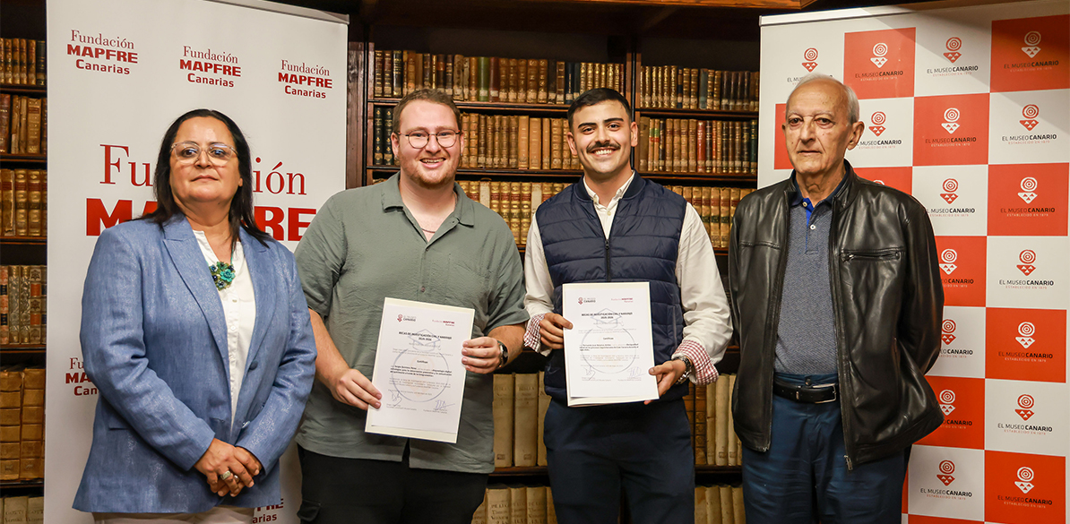 El Museo Canario y la Fundación MAPFRE Canarias entregan las Becas de Investigación Chil y Naranjo 2025 El Museo Canario y la Fundación MAPFRE Canarias entregan las Becas de Investigación Chil y Naranjo 2025