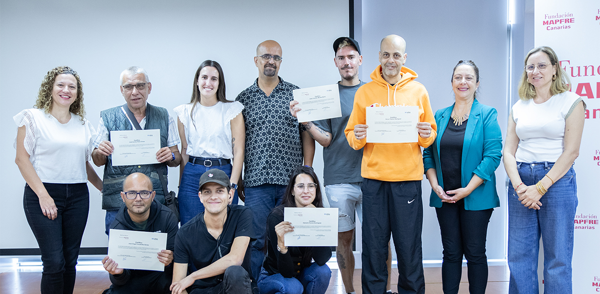 Fundación MAPFRE Canarias y AFES Salud Mental impulsan la formación para la inclusión laboral en el ámbito de la gestión de residuos 