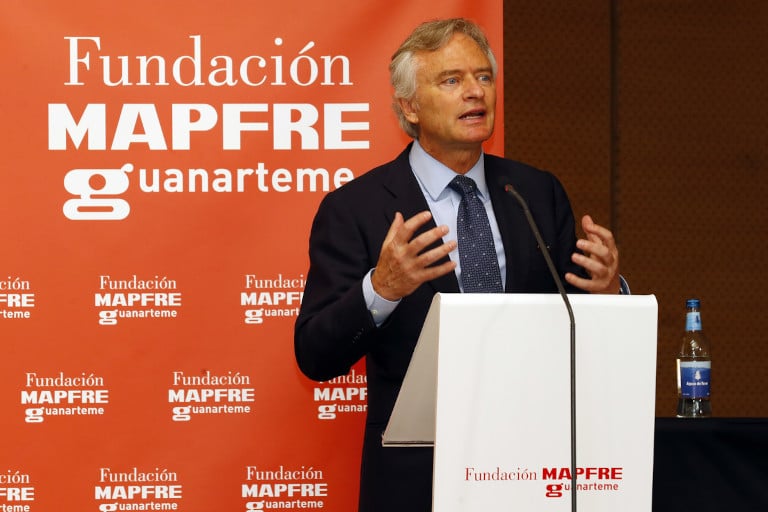 Ignacio Baeza, presidente de la Fundación MAPFRE Guanarteme durante la inauguración de la Jornada en Las Palmas de Gran Canaria.