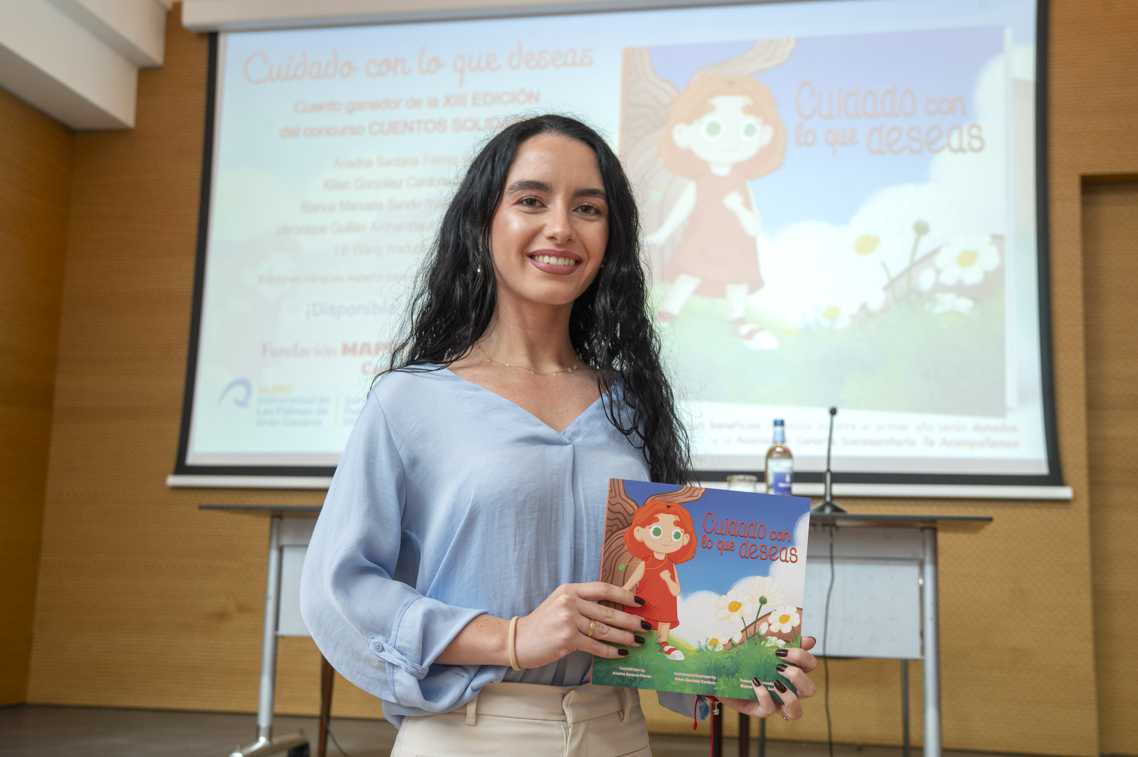 Ariadna Santana Fiérrez, autora del cuento 