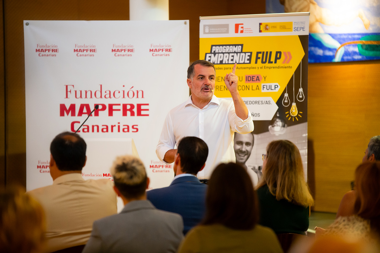 Juan Ferrer ofreció una ponencia que llevaba por título «Cómo ser líder de ti mismo».